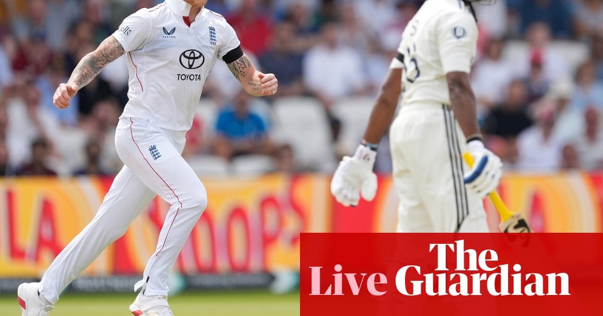 England v India: first males’s cricket Check, day one – reside | England v India 2025