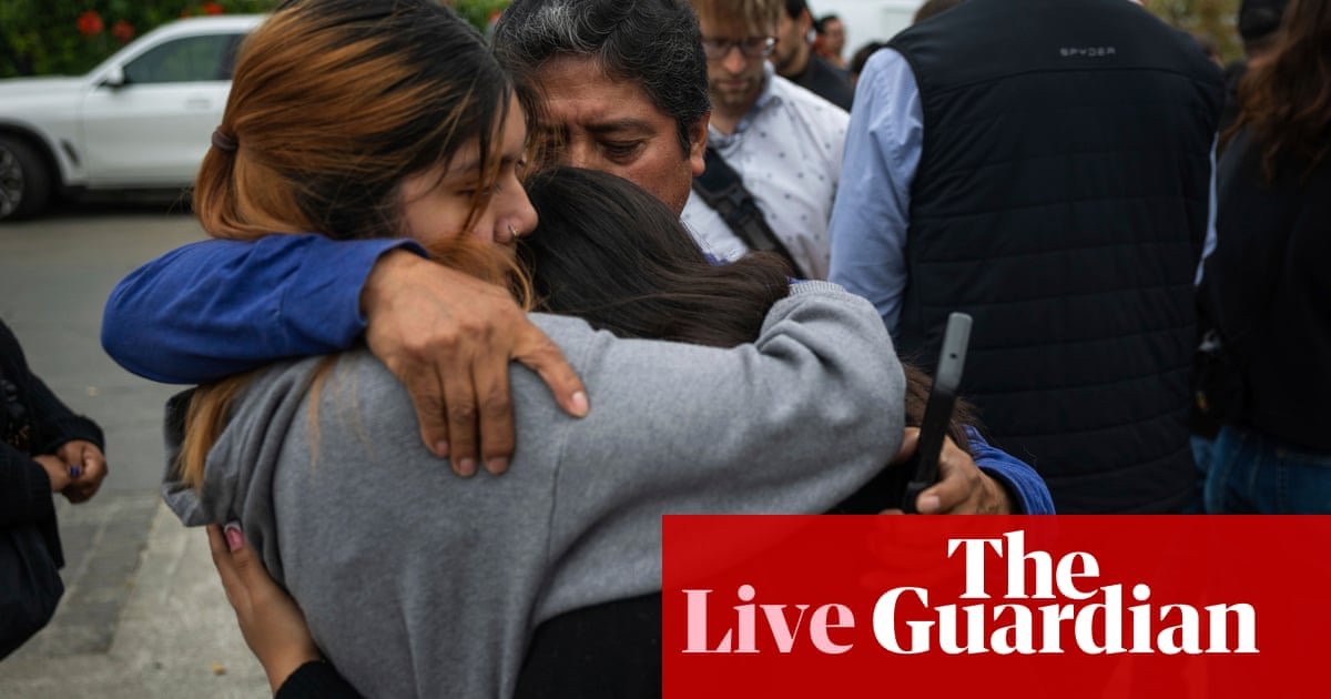 Social media ‘grossly distorting’ scale of protest violence, say LA officers – reside | Los Angeles Ice protests