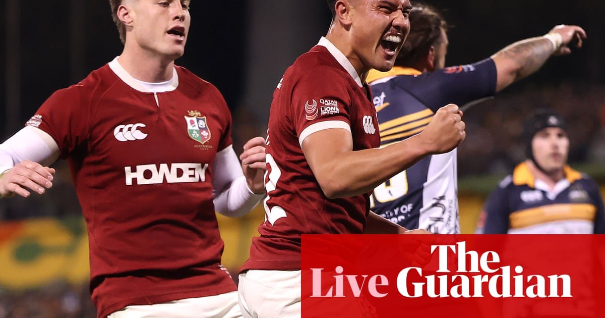 ACT Brumbies v British & Irish Lions: tour match – reside | Lions tour 2025