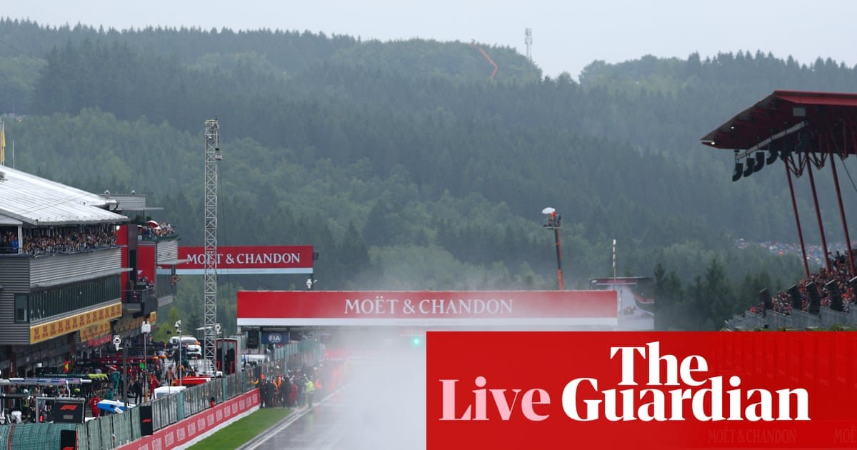 Belgian Grand Prix: Formulation One updates as begin delayed in rain at Spa – stay | Formulation One
