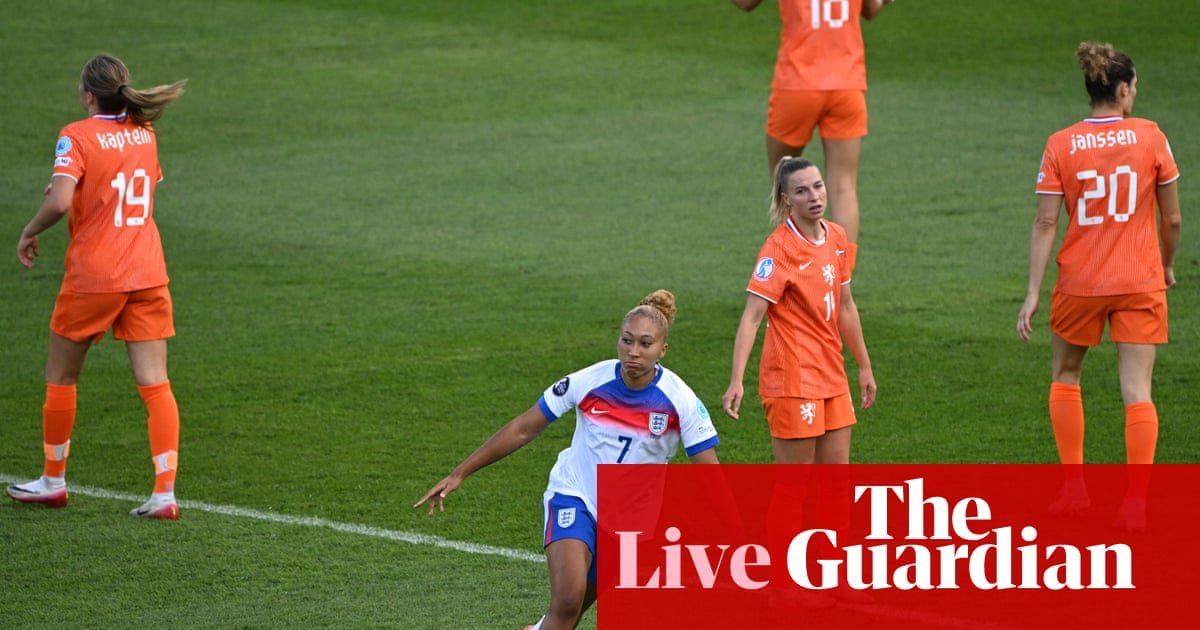 England v Netherlands: Girls’s Euro 2025 – reside | Girls’s Euro 2025 England v Netherlands: Girls’s Euro 2025 – reside | Girls’s Euro 2025