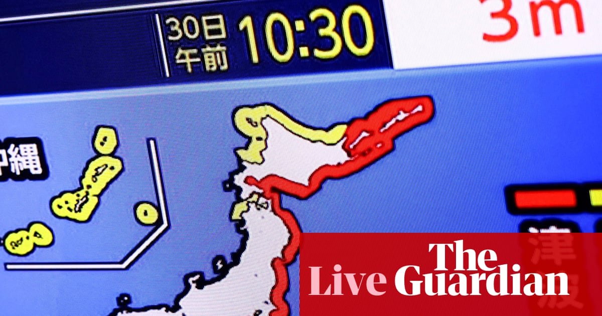 First tsunami waves hit Japan as US widens warnings after magnitude-8.7 earthquake off Russia – reside updates | Earthquakes