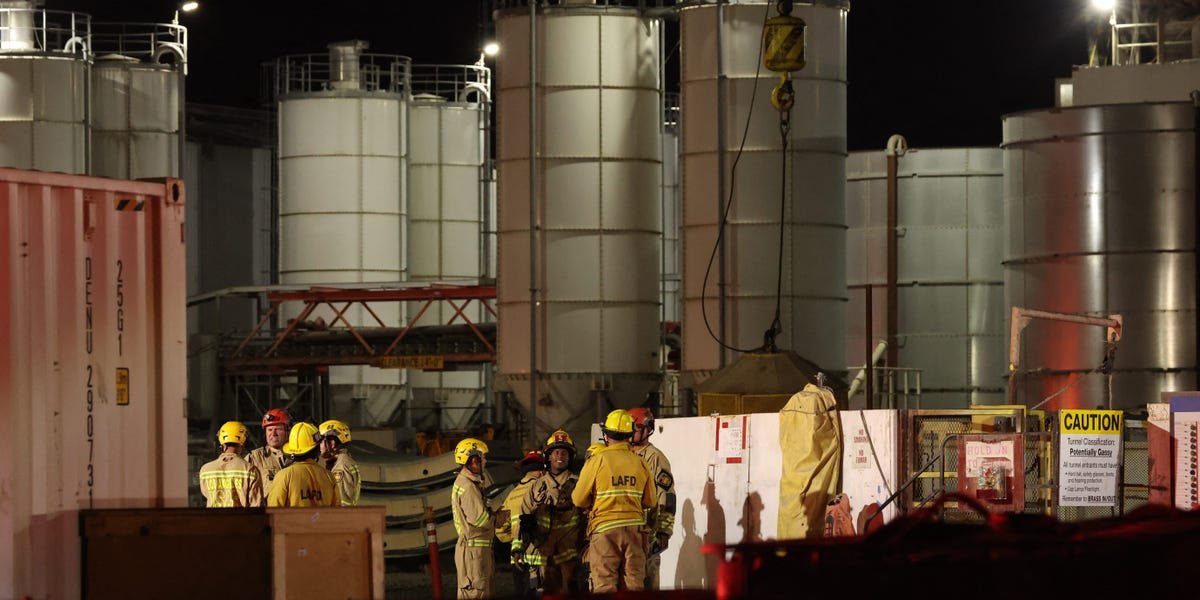 Extra Than 30 Staff Rescued After Tunnel Collapses in Los Angeles