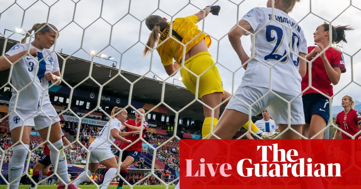 Norway v Finland: Ladies’s Euro 2025 – dwell | Ladies’s Euro 2025