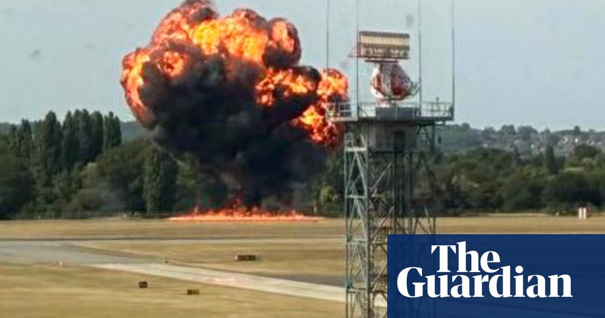 Southend airport shut and flights grounded after small airplane crashes in flames | Essex Southend airport shut and flights grounded after small airplane crashes in flames | Essex