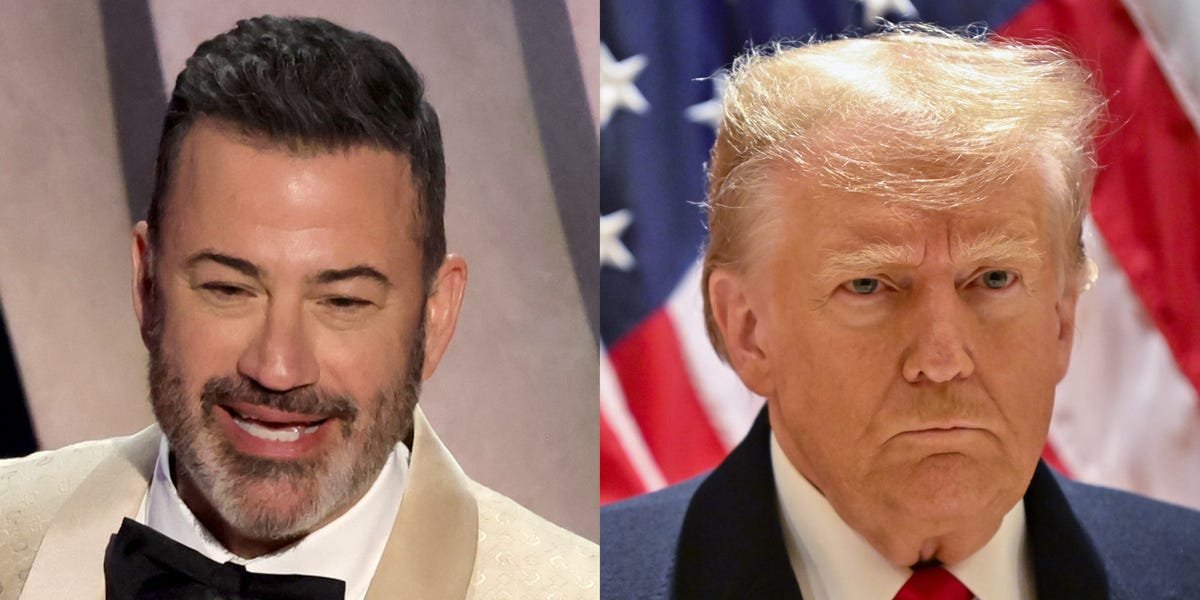 Trump, Kimmel Commerce Barbs After Colbert’s Cancellation