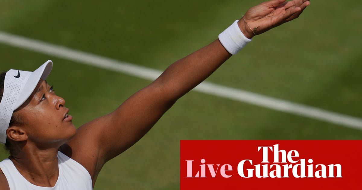 Wimbledon 2025: Osaka opens earlier than Alcaraz in motion and Sabalenka v Raducanu – dwell | Wimbledon 2025
