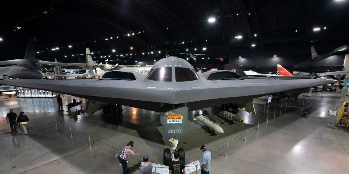 Solely B-2 Stealth Bomber on Show within the World at US Air Power Museum Solely B-2 Stealth Bomber on Show within the World at US Air Power Museum