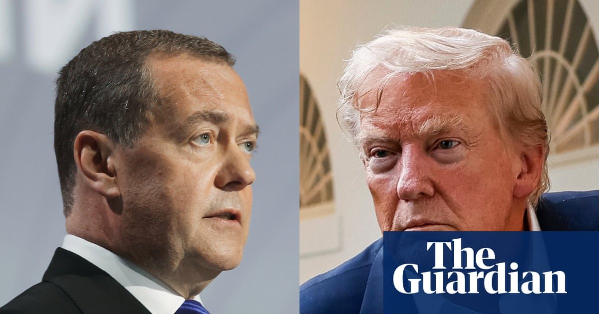 Trump strikes nuclear submarines after ex-Russia president’s menacing tweet | Donald Trump