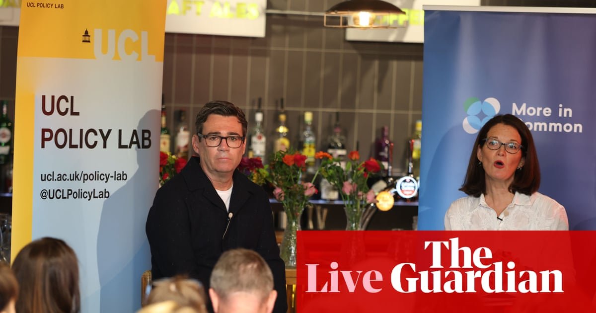 Andy Burnham requires UK to rejoin EU inside his lifetime and rejects declare he’s fiscally irresponsible – UK politics reside | Politics