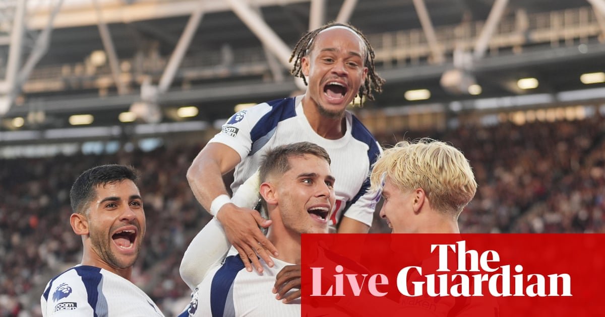 West Ham v Tottenham: Premier League – dwell | Premier League