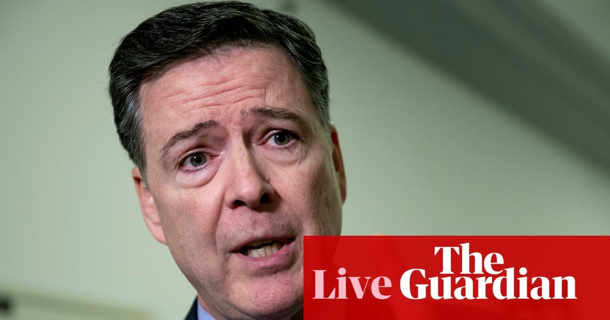 James Comey faces deadline to file movement to dismiss prices in opposition to him – US politics stay | US politics