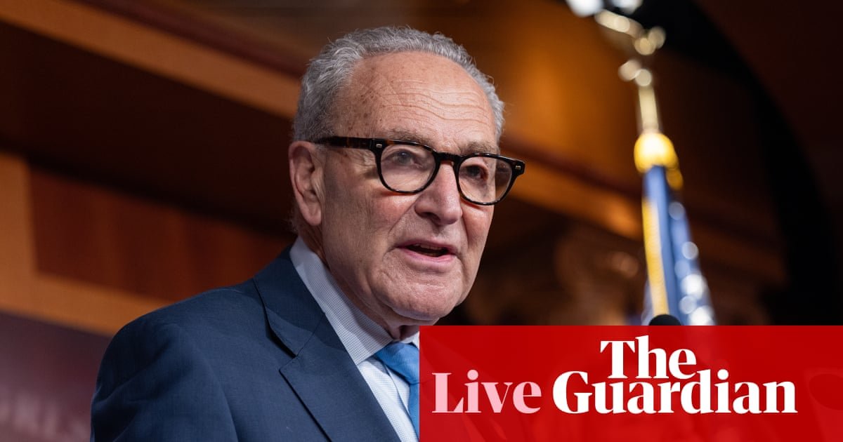 Schumer rejects Trump’s declare that bipartisan authorities shutdown negotiations are underneath manner – reside | Trump administration