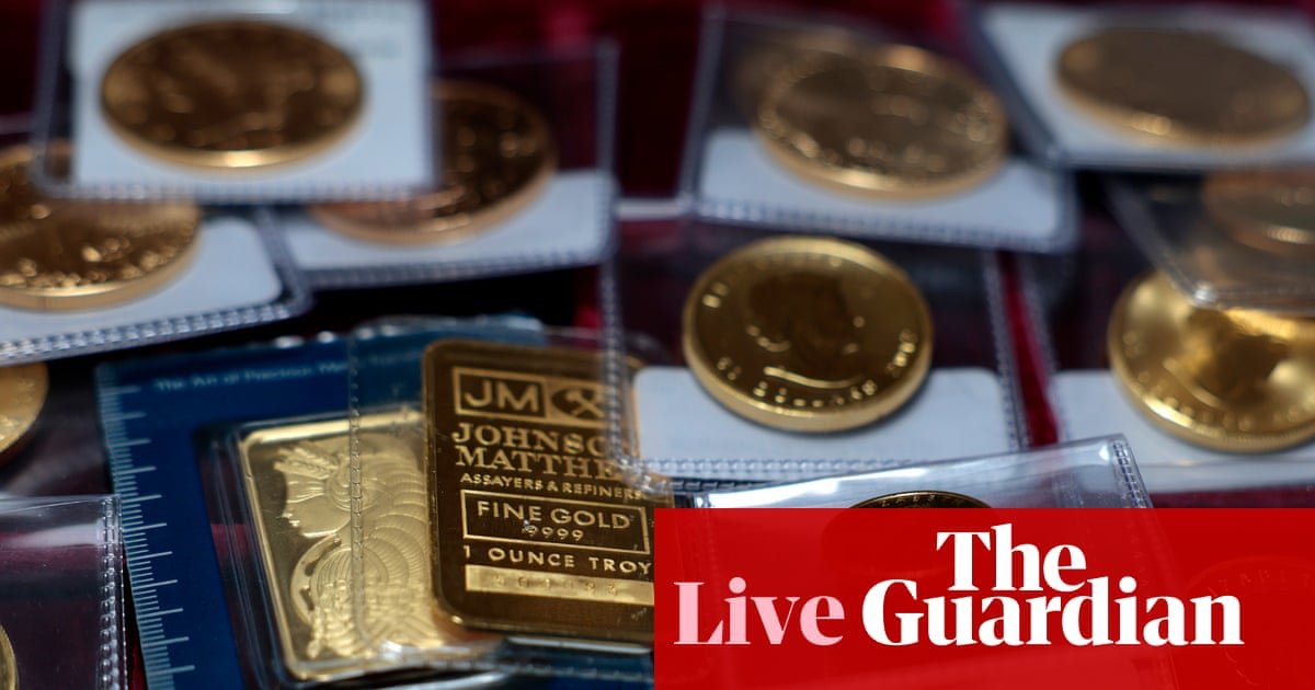 Spot gold rises above ,000 for the primary time; automobile seller Vertu Motors warns of £5.5m revenue hit from JLR disruption – enterprise stay | Enterprise