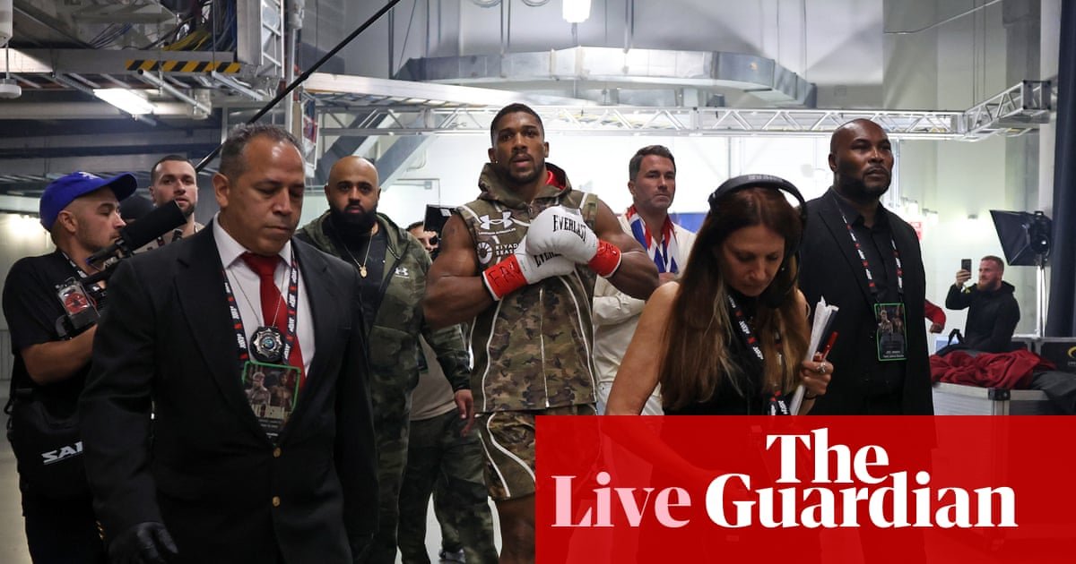 Jake Paul v Anthony Joshua: heavyweight boxing – stay updates | Boxing