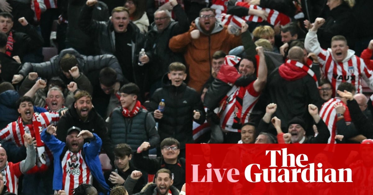 Sunderland v Newcastle, Crystal Palace v Manchester Metropolis, and extra: Premier League – dwell | Soccer