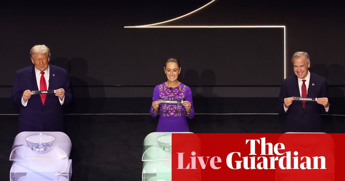 World Cup 2026 draw updates as Donald Trump awarded Fifa peace prize – dwell | World Cup 2026