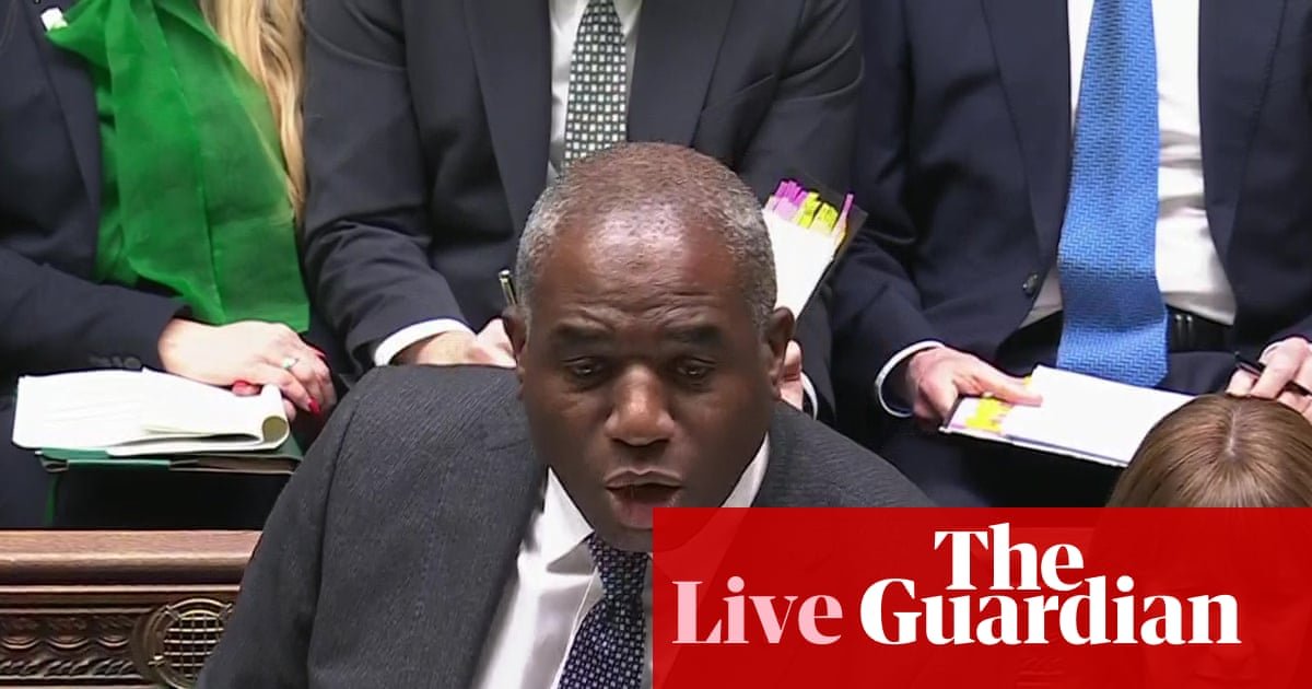 David Lammy takes PMQs as Starmer arrives in Beijing – UK politics dwell | Politics