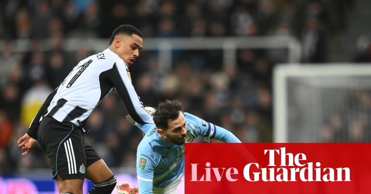 Newcastle United v Manchester Metropolis: Carabao Cup semi-final first leg – dwell | Carabao Cup