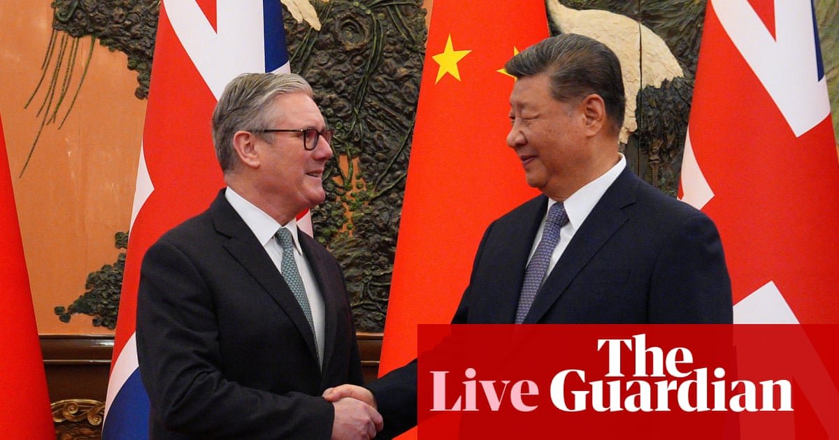 Starmer-Xi assembly reside: UK prime minister says he desires ‘extra refined’ relationship with China | Keir Starmer Starmer-Xi assembly reside: UK prime minister says he desires ‘extra refined’ relationship with China | Keir Starmer