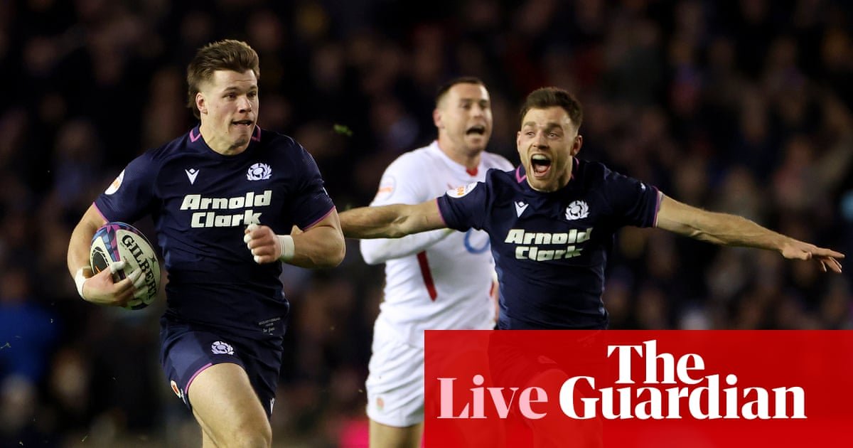 Scotland 31-20 England: Six Nations rugby union – dwell response | Six Nations 2026