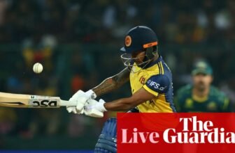 Sri Lanka beat slumping Australia by eight wickets: T20 World Cup cricket – stay | T20 World Cup 2026