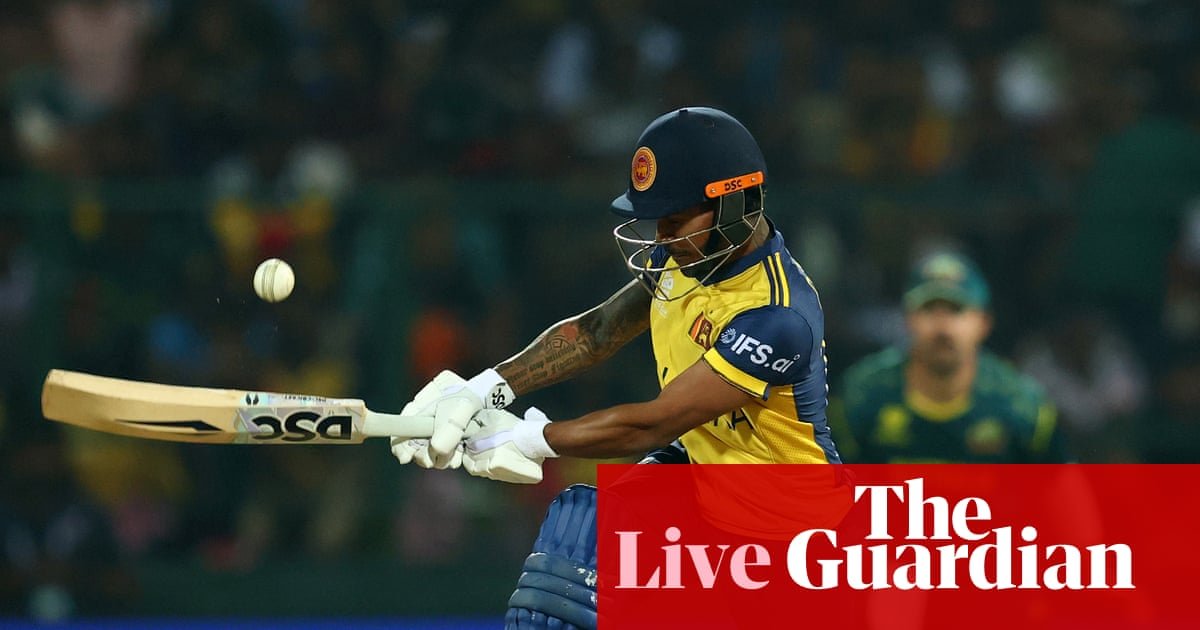 Sri Lanka beat slumping Australia by eight wickets: T20 World Cup cricket – stay | T20 World Cup 2026 Sri Lanka beat slumping Australia by eight wickets: T20 World Cup cricket – stay | T20 World Cup 2026