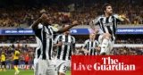 Union Saint-Gilloise v Newcastle: Champions League – stay | Champions League